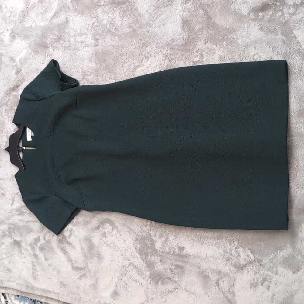 Elegant Green Textured Dress